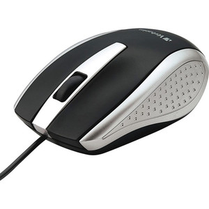 Verbatim Corded Notebook Optical Mouse - Silver (VER99741) View Product Image