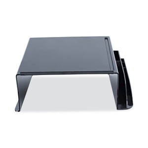 Universal Recycled Telephone Stand and Message Center, 12.25 x 10.5 x 5.25, Black View Product Image