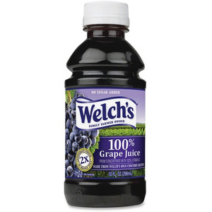 Welch's Concord Grape Juice, Welch's, 100% Juice, 10oz, 24/CT (WEL35400) View Product Image