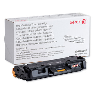 Xerox 106R04347 High-Yield Toner, 3,000 Page-Yield, Black (XER106R04347) View Product Image