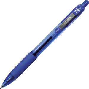 Zebra Pen, Ballpoint, 0.7mm Point, 3/5"x2/5"x5-3/5", 12/PK, Blue (ZEB25230) View Product Image