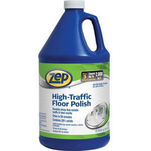 Zep Commercial Floor Finish, Commercial High Traffic, 1Gallon, CLGN (ZPEZUHTFF128) View Product Image