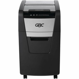 GBC AutoFeed+ Home Office Shredder, 150X, Super Cross-Cut, 150 Sheets - Continuous Shredder - Super Cross Cut - 8 Per Pass - for shredding Credit Card, Paper Clip, Staples, Paper - P-4 Product Image 