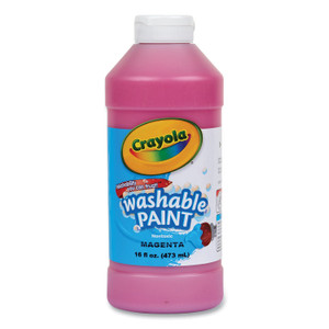 Crayola Washable Paint, Magenta, 16 oz Bottle View Product Image