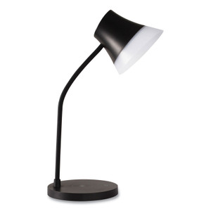 OttLite Wellness Series Shine LED Desk Lamp, 12" to 17" High, Black, Ships in 1-3 Business Days (OTTCS03KQISHPR) View Product Image