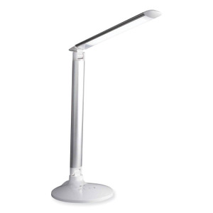 OttLite Wellness Series Command LED Desk Lamp with Voice Assistant, 17.75" to 29" High, Silver View Product Image