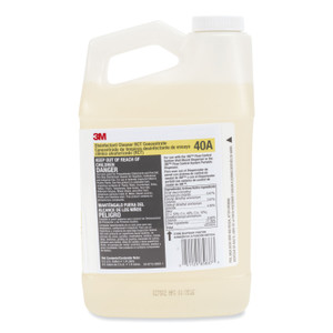 3M Disinfectant Cleaner RCT Concentrate, 0.5 gal Bottle, Fragrance-Free, 4/Carton View Product Image