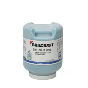 AbilityOne 7930016182179, SKILCRAFT, Bio+ Dishwasher Rinse Additive, 5 lb Bottle, 2/Carton (NSN6182179) View Product Image