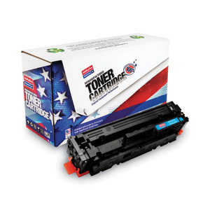 AbilityOne 7510016942428 Remanufactured CF411X (410X) High-Yield Toner, 5,000 Page-Yield, Cyan View Product Image