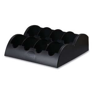 FLAVIA Small Merchandiser, 8 Compartments, 13.6 x 13 x 4.4, Black View Product Image