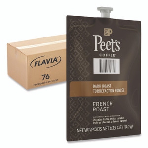 FLAVIA Peet's French Roast Coffee Freshpack, 76/Carton View Product Image