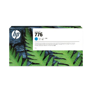 HP 776 (1XB09A) Cyan Original DesignJet Ink Cartridge View Product Image