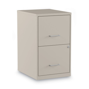 Alera Soho Vertical File Cabinet, 2 Drawers: File/File, Letter, Putty, 14" x 18" x 24.1" (ALESVF1824PY) View Product Image