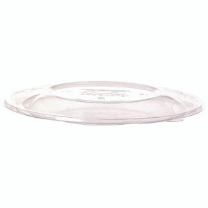 Eco-Products Salad Bowl Lids, Lids for 64 oz Squat Salad Bowls, 9.5" Diameter, Clear, Plastic, 300/Carton View Product Image