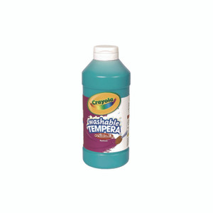 Crayola Artista II Washable Tempera Paint, Turquoise, 16 oz Bottle View Product Image