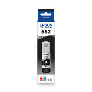 Epson T552020S (T552) Claria High-Yield Ink, 70 mL, Black View Product Image