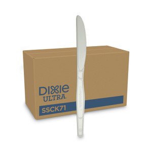 Dixie SmartStock Plastic Cutlery Refill, Knife, Natural, 40/Pack, 24 Packs/Carton (DXESSCK71) View Product Image