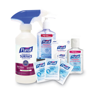 PURELL Employee Care Kit, Hand and Surface Sanitizers, 6/Carton (GOJ992006EEKIT) View Product Image