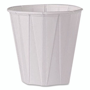 SOLO Paper Portion Cups, 3.5 oz White, 100/Pack View Product Image