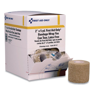 First Aid Only Bandage Wrap You Can Tear, 2" x 15 ft, 8/Box (FAO5910) View Product Image
