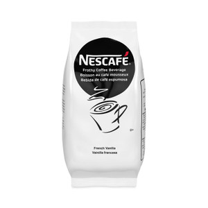 Nescaf Frothy Coffee Beverage, French Vanilla, 2 lb Bag, 6/Carton (NES99019CT) View Product Image