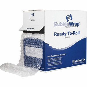 Sealed Air High Performance Air Cap Bubble Wrap - 12" Width x 100 ft Length - 1 Wrap(s) - Heavy Duty - Clear Product Image 