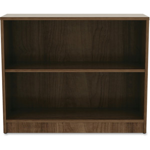 Lorell Walnut Laminate Bookcase (LLR99780) View Product Image