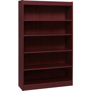 Lorell Panel End Hardwood Veneer Bookcase (LLR60073) View Product Image