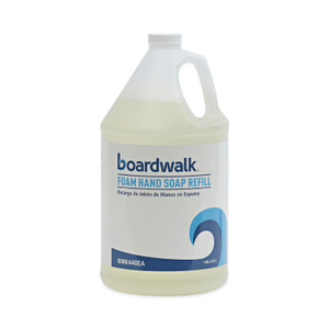 Boardwalk Foaming Hand Soap, Herbal Mint Scent, 1 gal Bottle, 4/Carton (BWK440CT) View Product Image