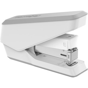 Fellowes LX840 Half Strip EasyPress Stapler White - Holds Upto 105 Staple - Half Strip - White - Metal Product Image 