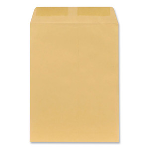 Universal Catalog Envelope, 28 lb Bond Weight Kraft, #10 1/2, Square Flap, Gummed Closure, 9 x 12, Brown Kraft, 100/Box UNV44102 View Product Image