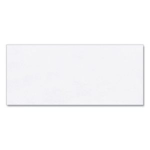 Universal Open-Side Business Envelope, #10, Commercial Flap, Diagonal Seam, Gummed Closure, 4.13 x 9.5, White, 500/Box (UNV35214) View Product Image