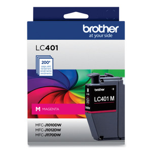 Brother LC401MS Ink, 200 Page-Yield, Magenta View Product Image