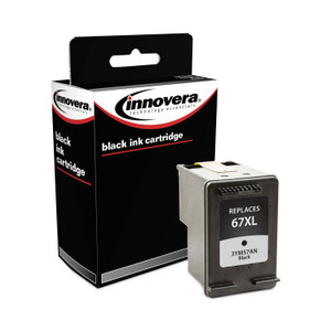 Innovera Remanufactured Black Ink, Replacement for 67XL (3YM57AN), 240 Page-Yield View Product Image