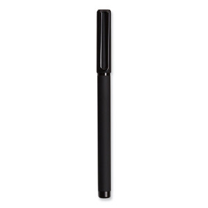 U Brands Catalina Soft Touch Porous Point Pen, Stick, Fine 0.7 mm, Black Ink, Black Barrel, Dozen (UBR5007U0124) View Product Image