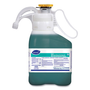 Diversey Crew Restroom Floor and Surface SC Non-Acid Disinfectant Cleaner, Fresh, 1.4 L Bottle, 2/Carton (DVO101102189) View Product Image
