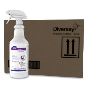 Diversey Oxivir 1 RTU Disinfectant Cleaner, 32 oz Spray Bottle, 12/Carton View Product Image