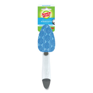 Scotch-Brite Scrub Dots Non-Scratch Dishwand, Blue, 4/Box (MMM6904BX) View Product Image