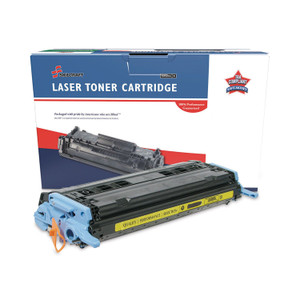 AbilityOne 7510016962220 Remanufactured Q6002A (124A) Toner, 2,000 Page-Yield, Yellow View Product Image