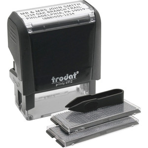Trodat USA Date Stamp, Do-It-Yourself, 3/4"x1-7/8", Black (TDT5915) View Product Image