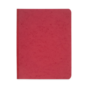 ACCO Pressboard Report Cover with Tyvek Reinforced Hinge, Two-Piece Prong Fastener, 3" Capacity, 8.5 x 11, Red/Red (ACC25978) View Product Image