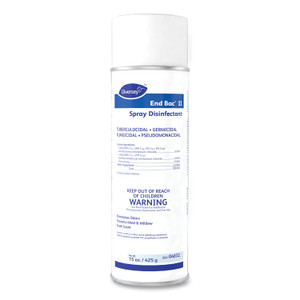 Diversey End Bac II Spray Disinfectant, Fresh Scent, 15 oz Aerosol Spray, 12/Carton (DVO04832) View Product Image