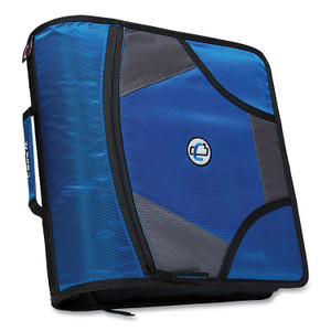 Case it King Size Mighty Zip Tab Binder, 3 Rings, 4" Capacity, 11 x 8.5, Purple View Product Image