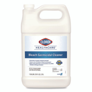 Clorox Healthcare Bleach Germicidal Cleaner, 128 oz Refill Bottle View Product Image