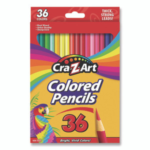 Cra-Z-Art Colored Pencils, 36 Assorted Lead and Barrel Colors, 36/Box View Product Image