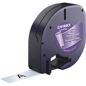 Dymo LetraTag Labelmaker Plastic Labels (DYM2050824) View Product Image