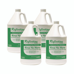 Theochem Laboratories Rinse-No-More Floor Cleaner, Lemon Scent, 1 gal, Bottle, 4/Carton View Product Image