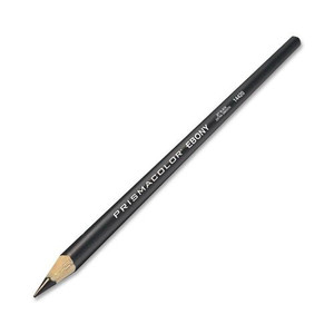 Prismacolor Ebony Sketching Pencil - Ebony Lead - Ebony Wood Barrel Product Image 