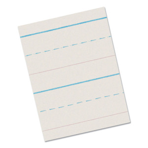 Pacon Multi-Program Handwriting Paper, 30 lb Bond Weight, 5/8" Long Rule, Two-Sided, 8.5 x 11, 500/Pack (PAC2692) View Product Image