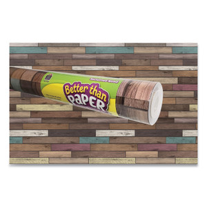 Teacher Created Resources Better Than Paper Bulletin Board Roll, 4 ft x 12 ft, Reclaimed Wood (TCR77399) View Product Image